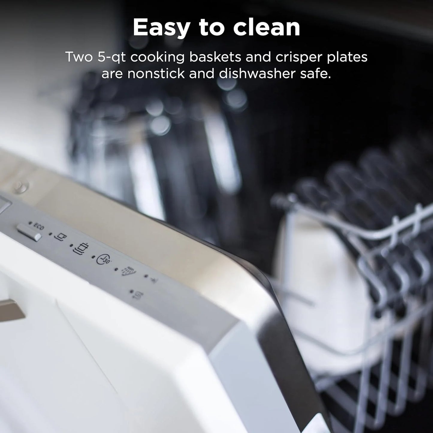 Ninja Foodi 6-in-1 FlexBasket Air Fryer with 7-QT MegaZone & Basket Divider for Large Proteins & Full Meals, Smart Finish Cook 2 Foods 2 Ways, Family Sized Capacity, Air Fry, Roast & More