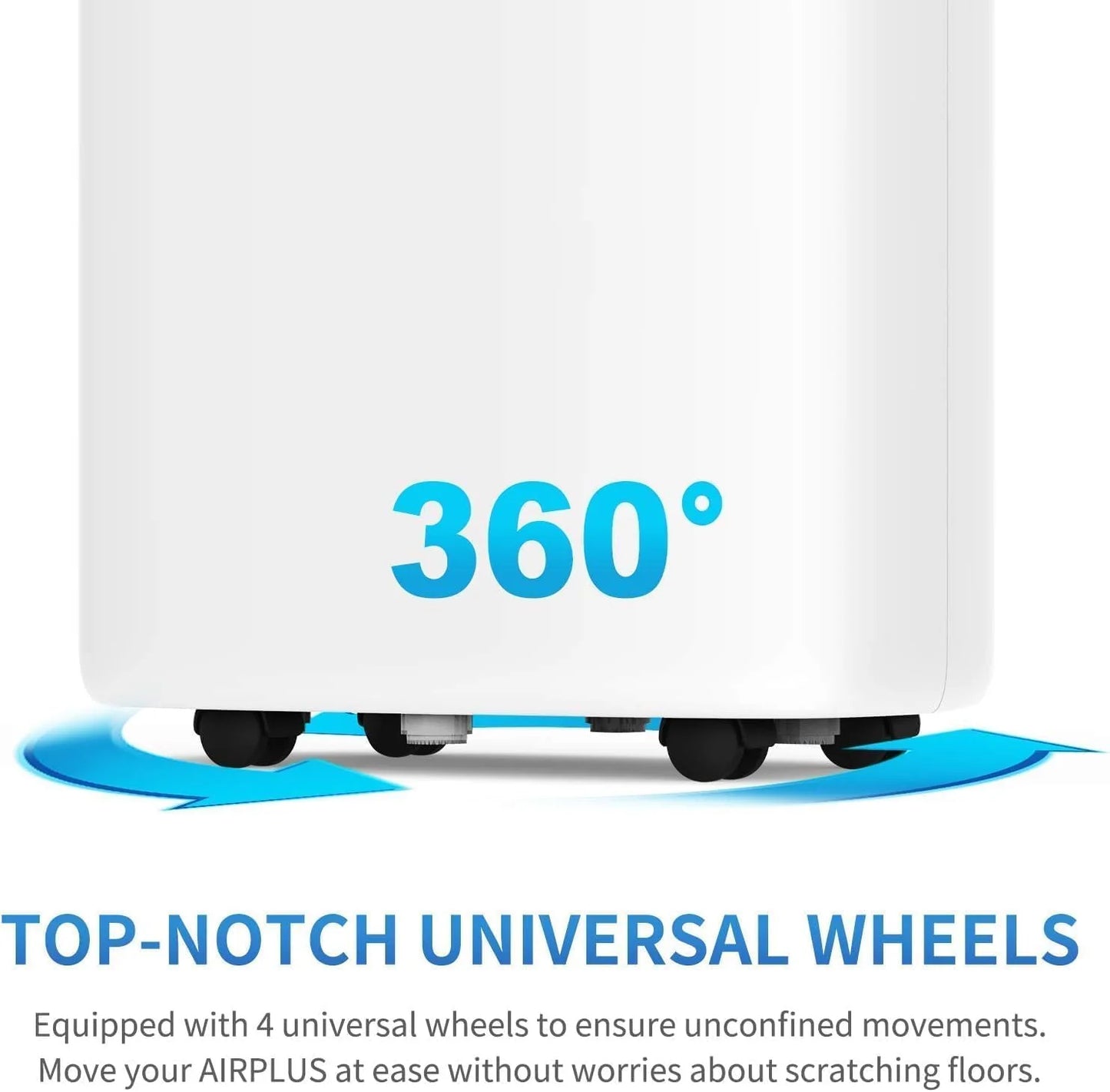 AIRPLUS 1,500 Sq. Ft Dehumidifier for Basement, 30 Pints Powerful Dehumidifier for Home, Large Rooms, Bedrooms, Sufficient Capacity Water Tank with Drain Hose (AP1907)