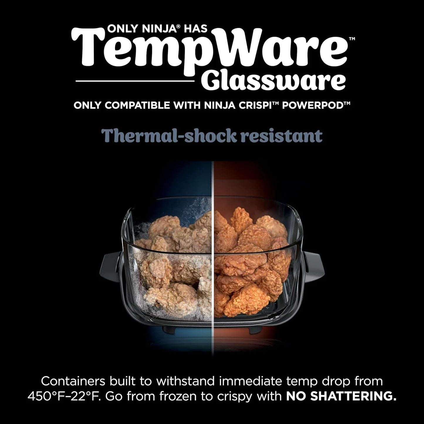 Crispi Air Fryer Microwave Freezer & Dishwasher Safe