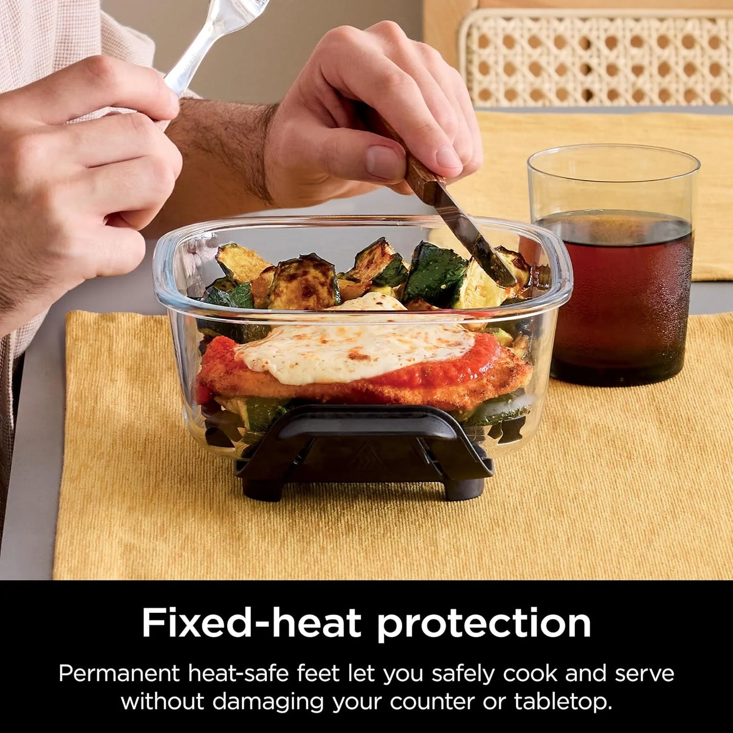 Crispi Air Fryer Microwave Freezer & Dishwasher Safe