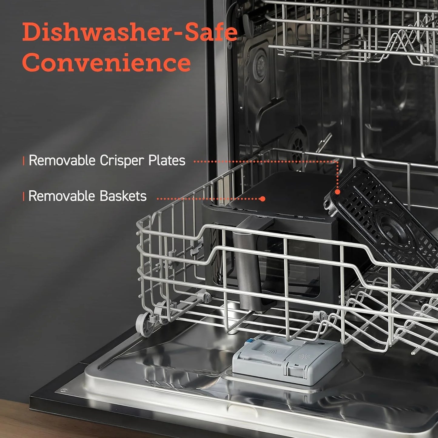 COSORI 9Qt 10-in-1 Dual Air Fryer, Fresh Balanced Meals for Family and Children with Double Baskets, Sync Cook & Finish to Bake, Roast, Reheat, Broil & 130 Recipes for Easy Cooking, Dishwasher Safe