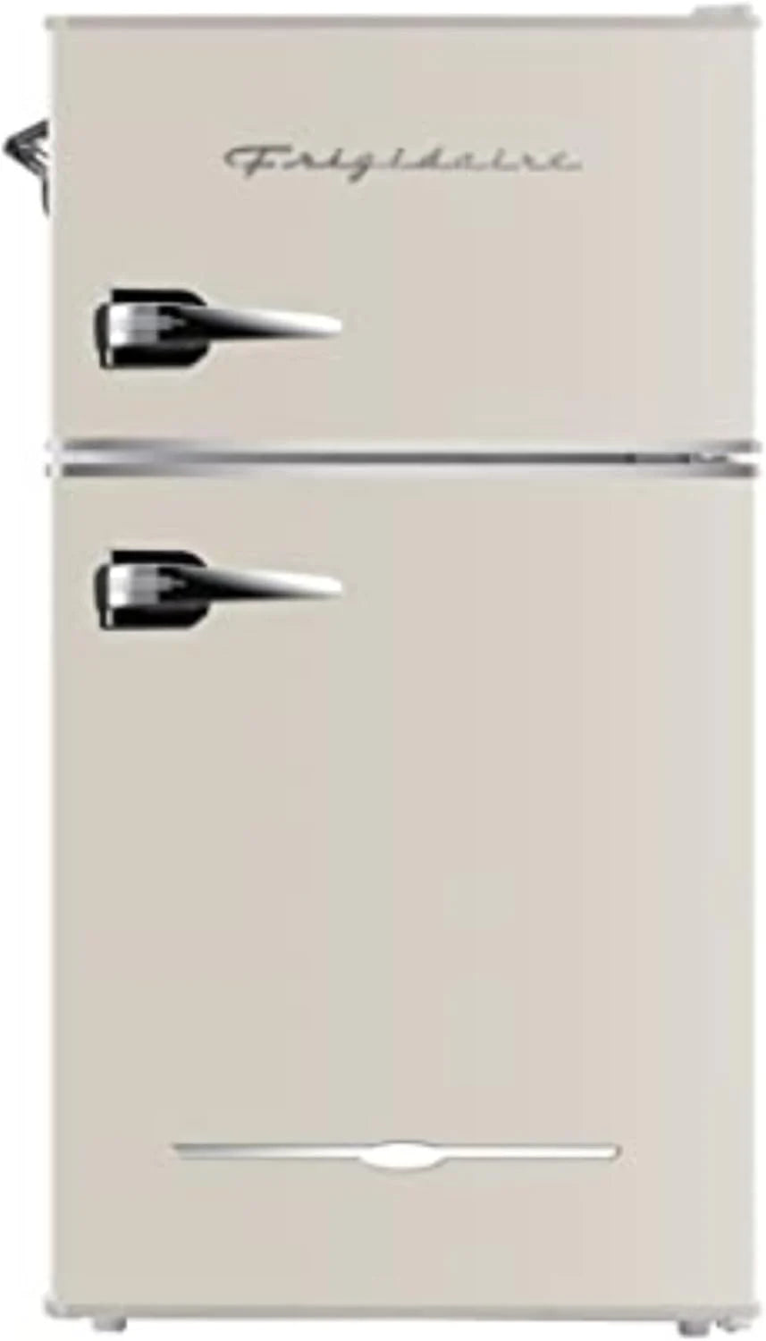 Frigidaire Retro Mini Fridge with Freezer & Side Bottle Opener-Small 2 Door Refrigerator for Office Bar or College Dorm Room-3.1 Cu Ft – 19”"D x 20.5" W x 33.5" H