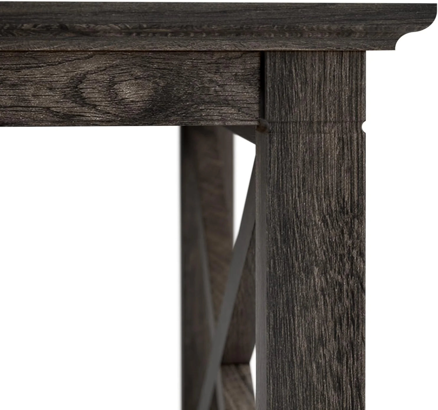 Key West Coffee Table with Storage in Washed Gray