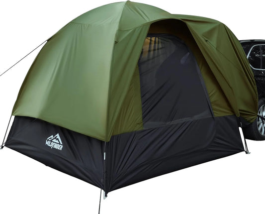 SUV Tent for Camping with Rainfly, Waterproof PU3000mm Double Layer Design, Car Tents for Camping SUV, SUV Tailgate Tent for Outdoor with Storage Bag, for SUV Van, Jeep, Pickup 8'W x 8'L x 7.2'H