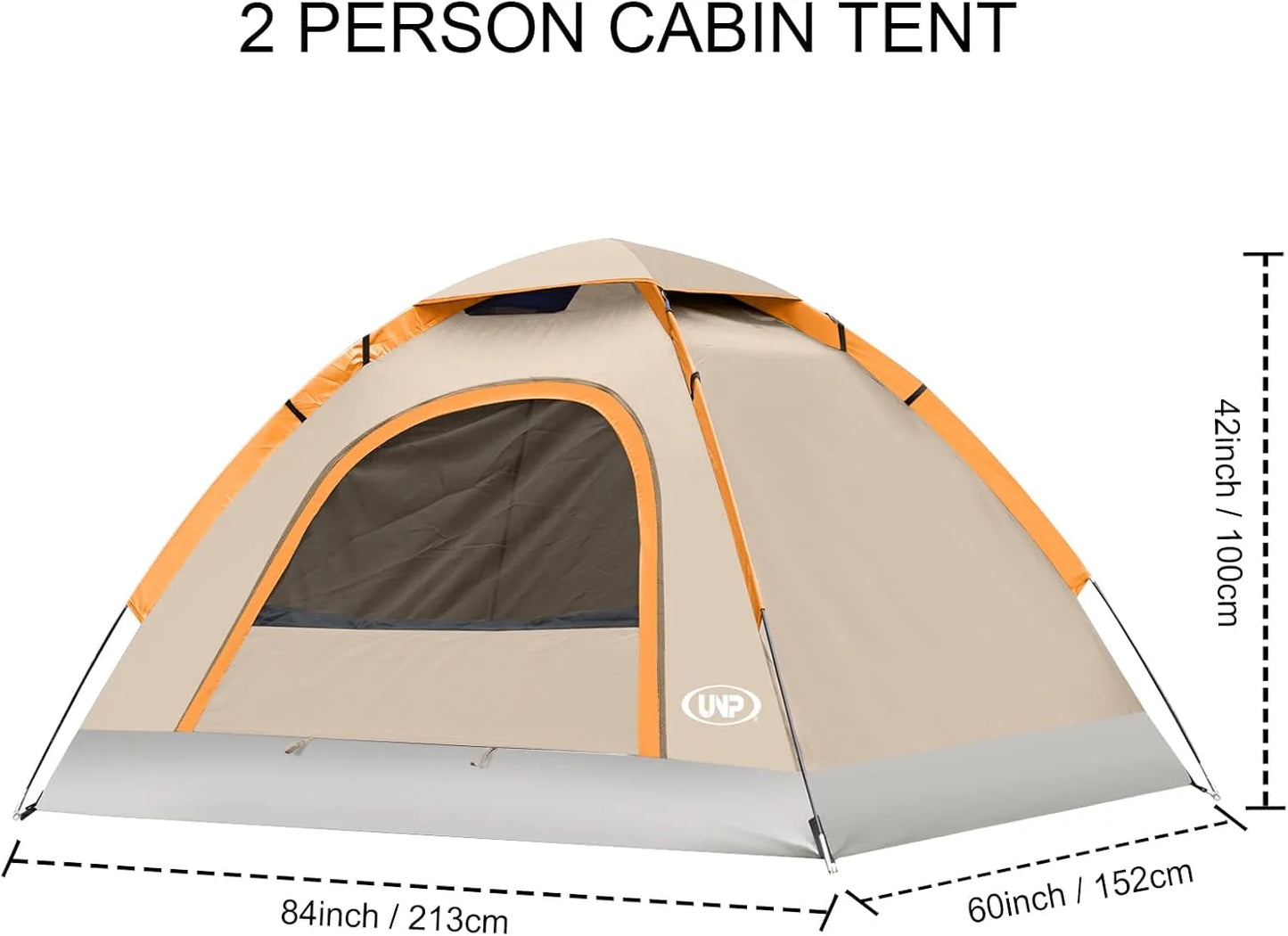 Camping Tent 2/3/4/6 Person Dome Tent Portable Camping Tent for Outdoor and Backpacking Beach