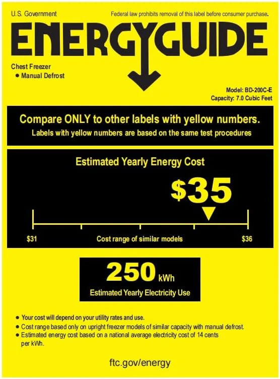 EUHOMY 3.5 Cu.Ft Chest Freezer with Removable Basket, Small Deep Freezer Adjustable 7 Thermostat, Quiet Mini Freezer Free-Standing Top Door, Energy Saving for Apartment/Garage/Basement/Dorm/Home,Black