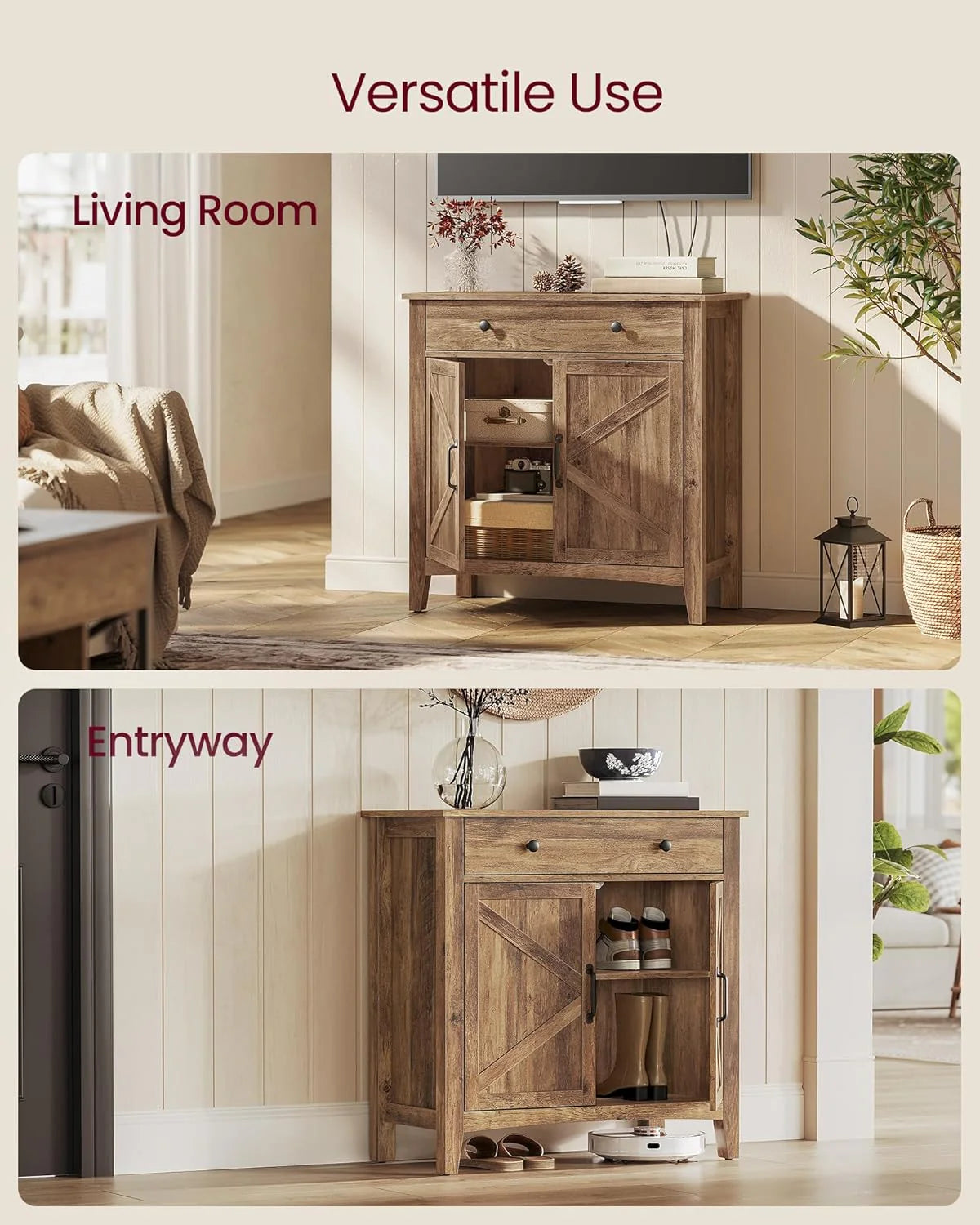 Storage Cabinet Buffet Cabinet with Adjustable Shelves