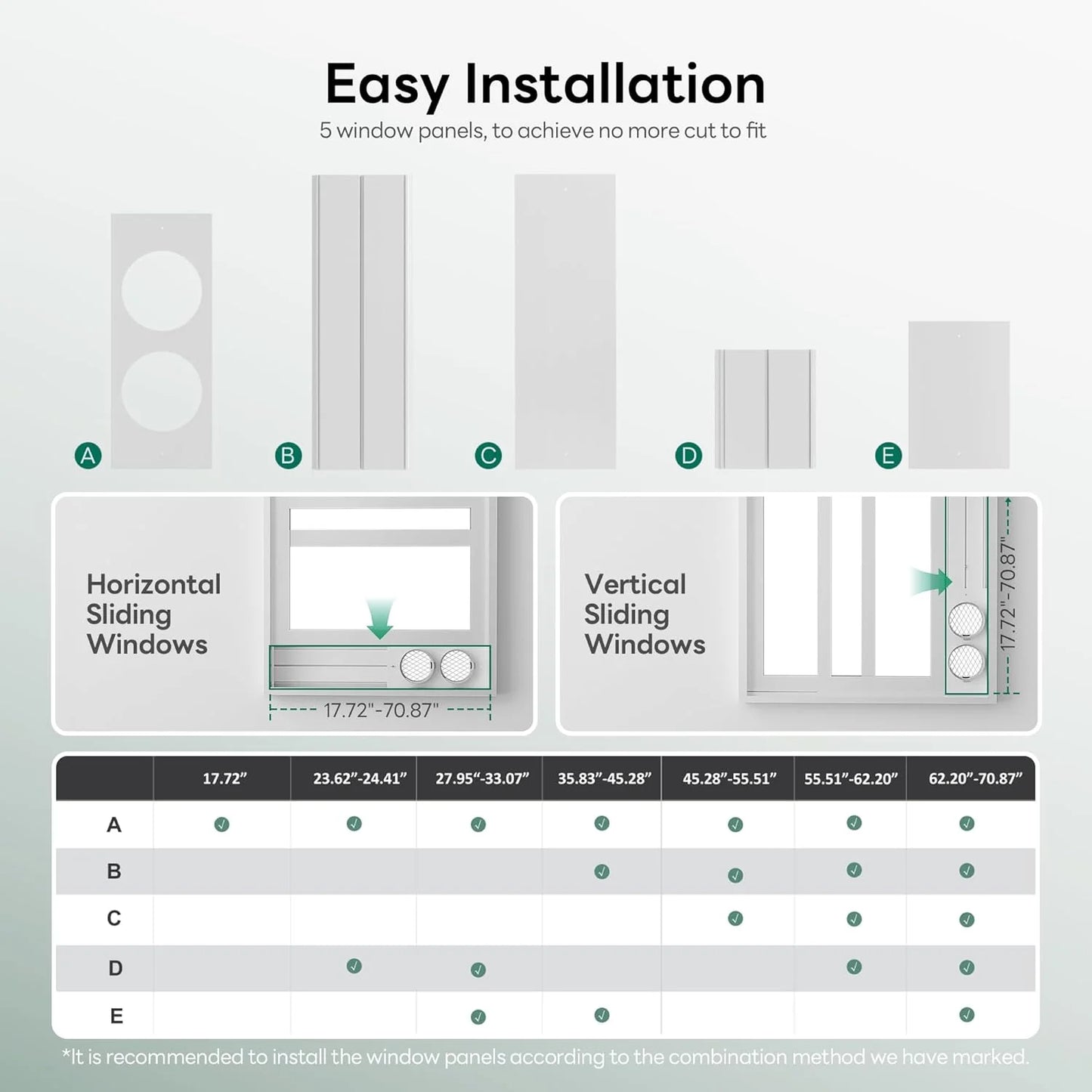 ZAFRO 8,000 BTU Portable Air Conditioners, 4 Modes Portable AC Unit with Fast Cooling/Energy Efficient/Remote/24Hrs Timer for Bedroom/Dorms/Indoor Rooms, White