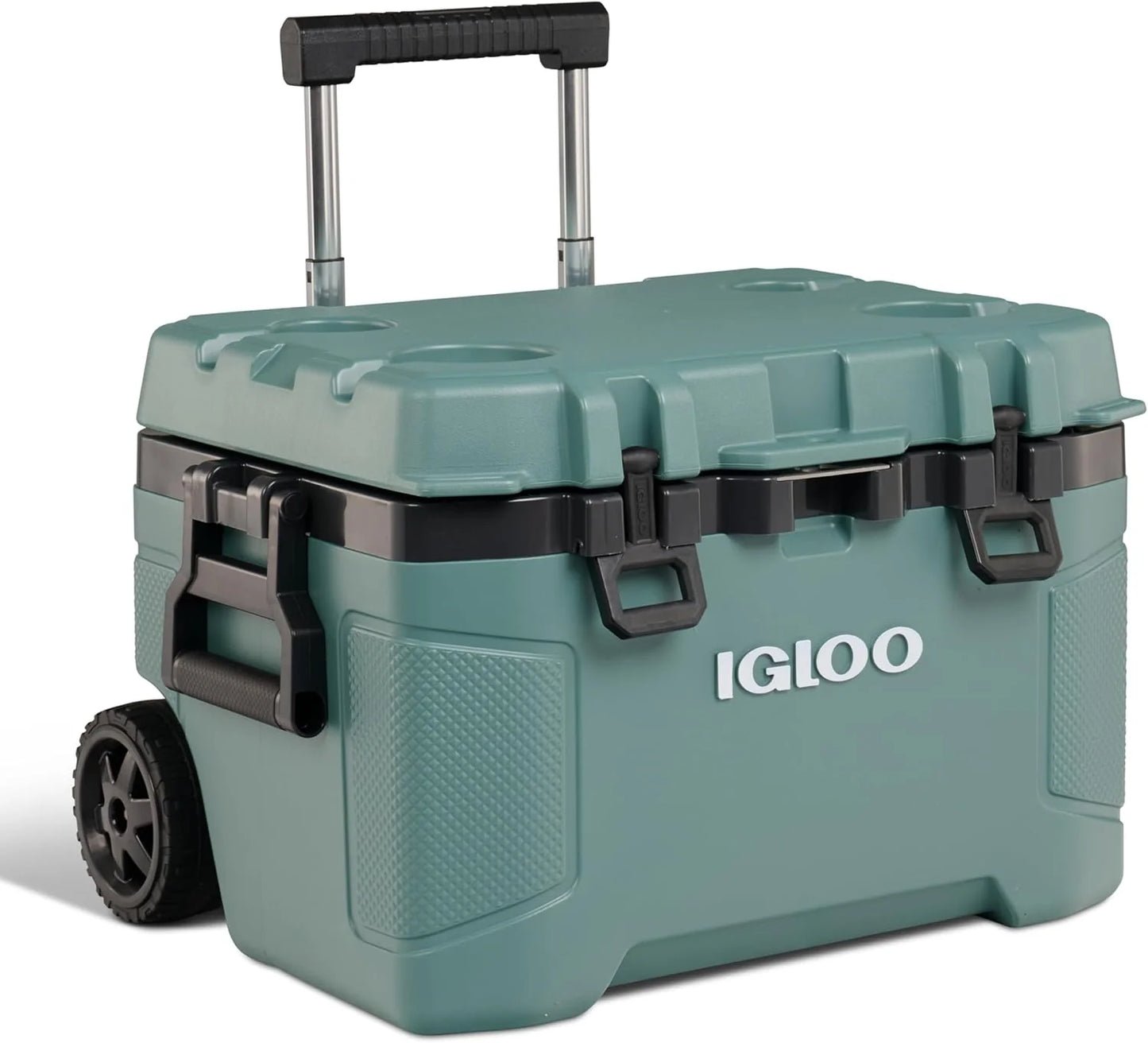 Igloo 52Qt Wheeled Cooler, Insulated Hard Shell Ice Chest