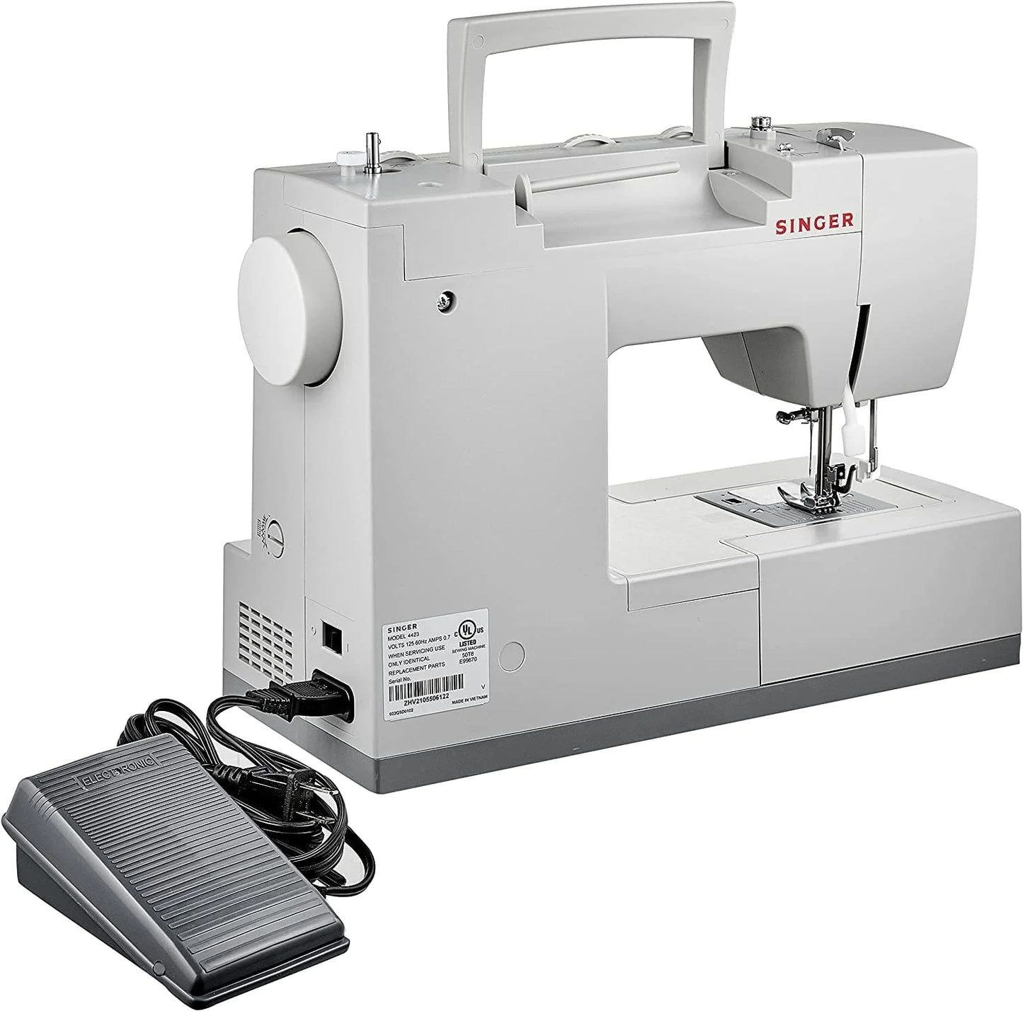 Heavy-Duty 4423 High-Speed Sewing Machine (Includes Accessory Kit) 97 Stitches One-Step Buttonhole