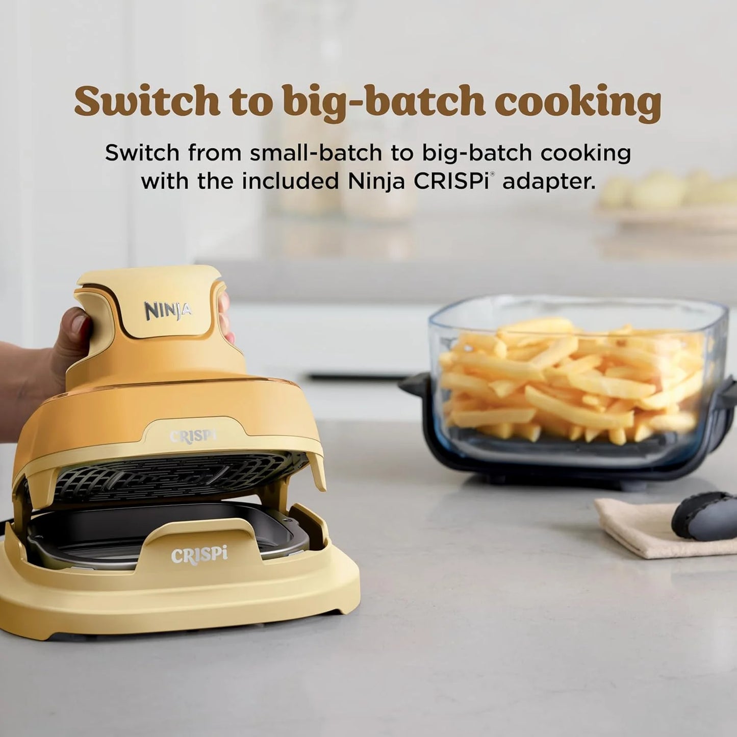 Crispi Air Fryer Microwave Freezer & Dishwasher Safe