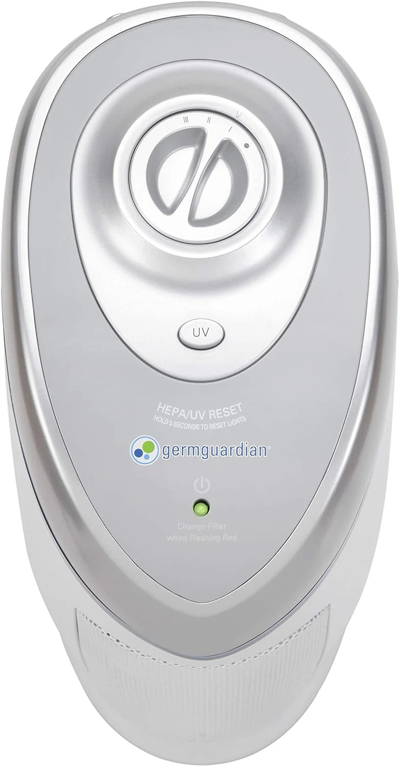 Home air purifier with HEPA pure filter