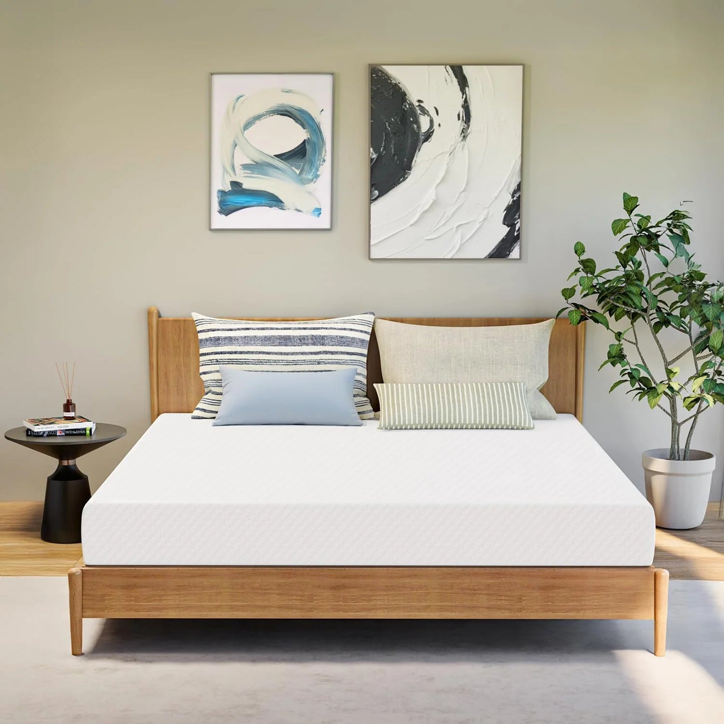 GAESTE 8-inch Fully Cooling Gel Memory Foam Mattress Mattress-in-a-Box