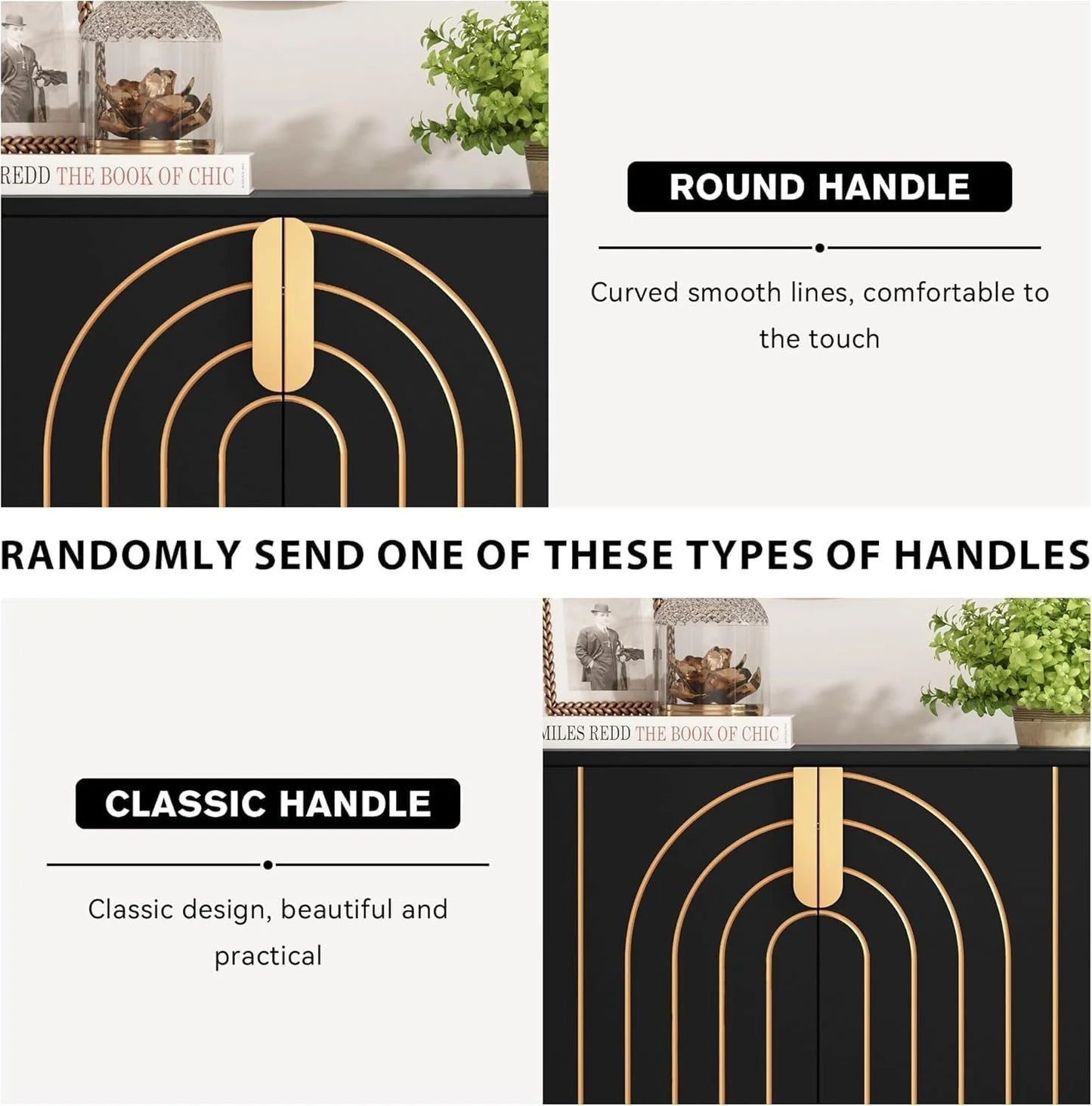 Accent Wood Grain Cabinet with 2 Doors