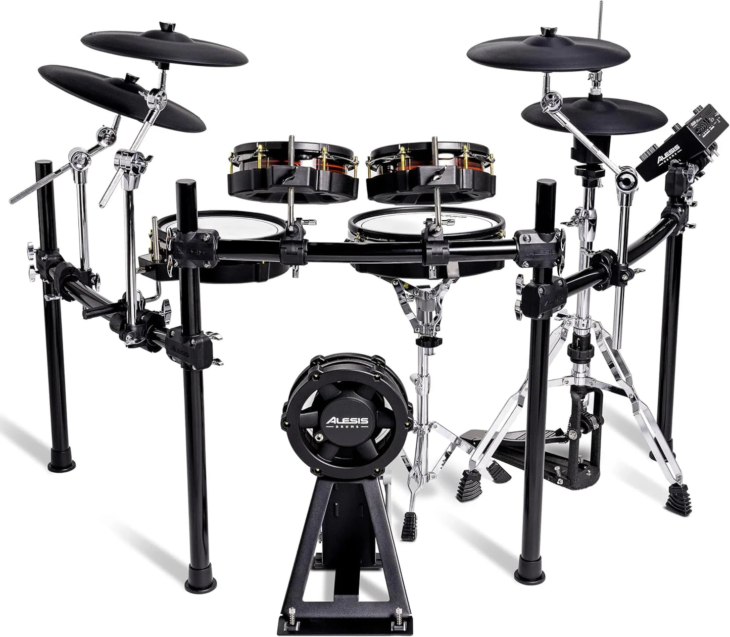 Alison Strata Prime Electronic Drum Set with Touch Screen Dual Area Grid Head