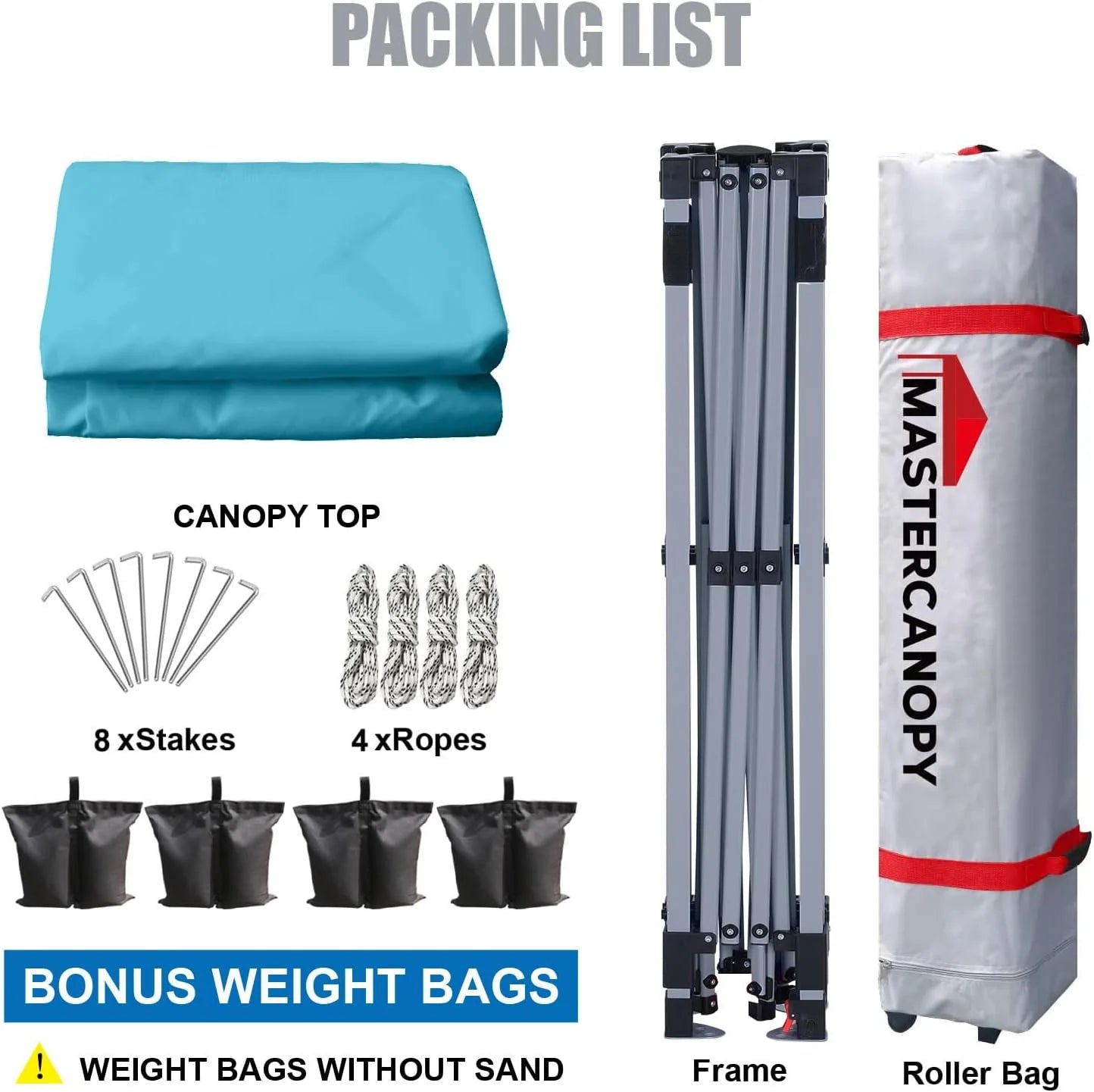 Durable Pop-up Canopy Tent with Roller Bag (10x10, Black)