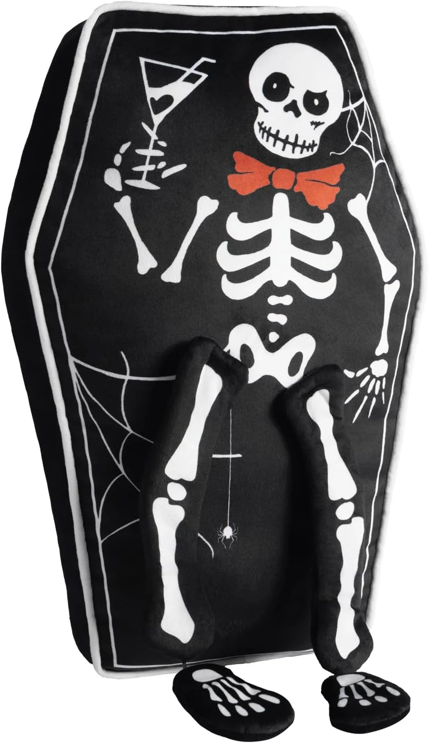 Halloween Shaped Throw Pillow Skeleton Shaped Pillow