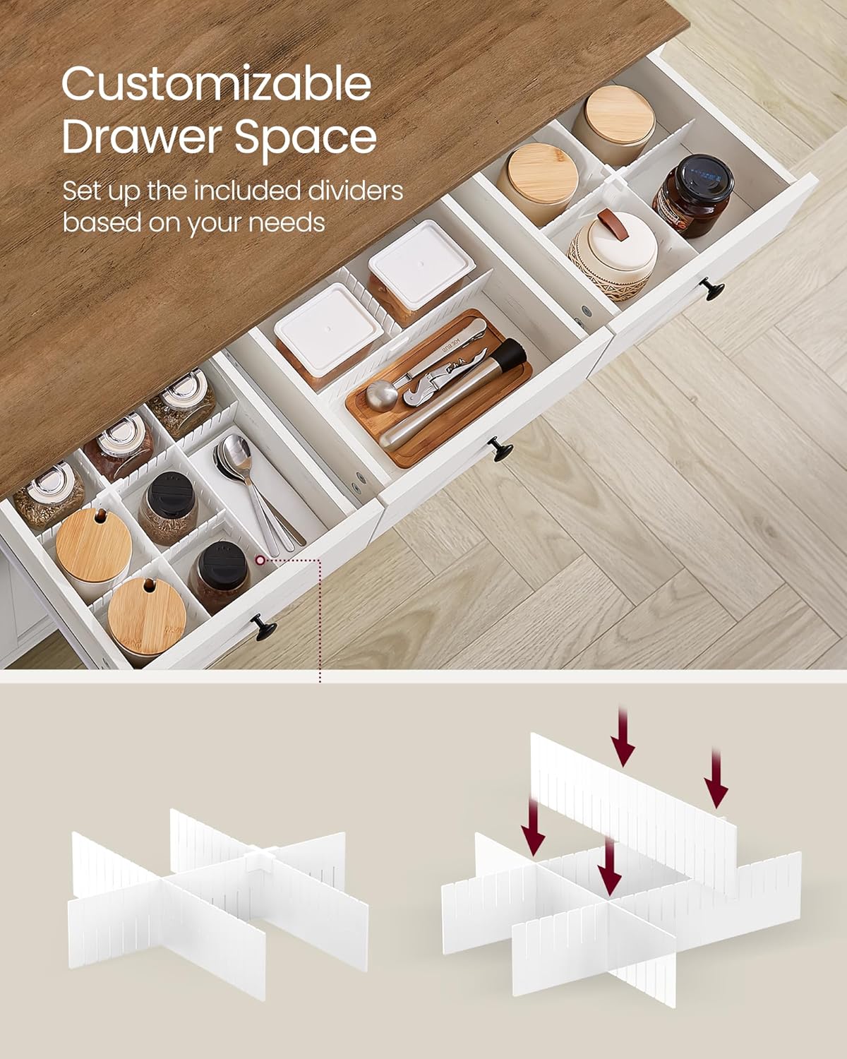 Storage Cabinet Buffet Cabinet with Adjustable Shelves