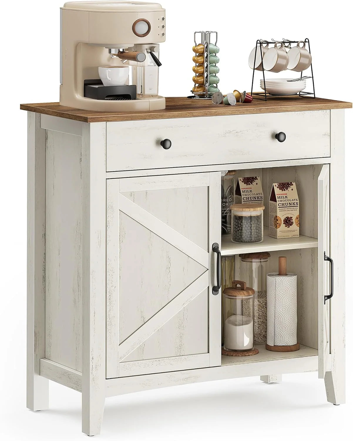 Storage Cabinet Buffet Cabinet with Adjustable Shelves