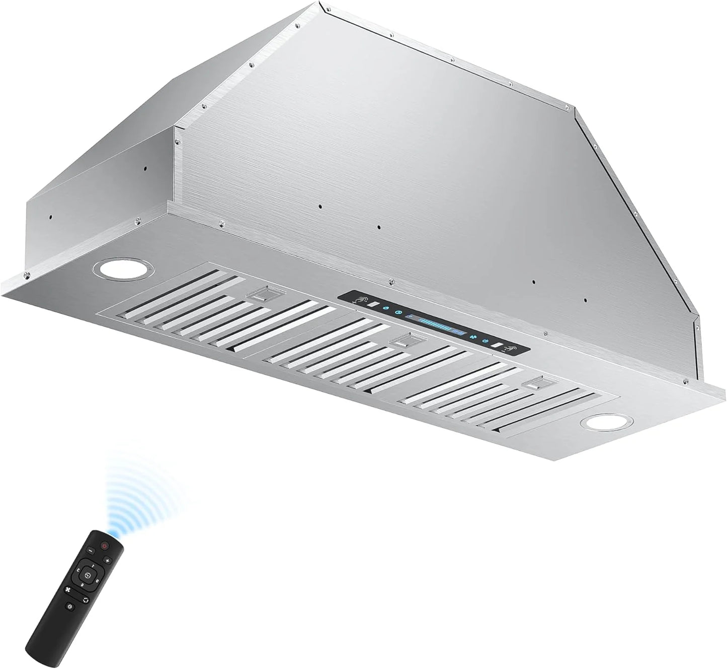 IKTCH 30" Built-in/Plug-in Range Hood 900 CFM, Ducted/Ductless Convertible Ducted, Stainless Steel Kitchen Range Hood