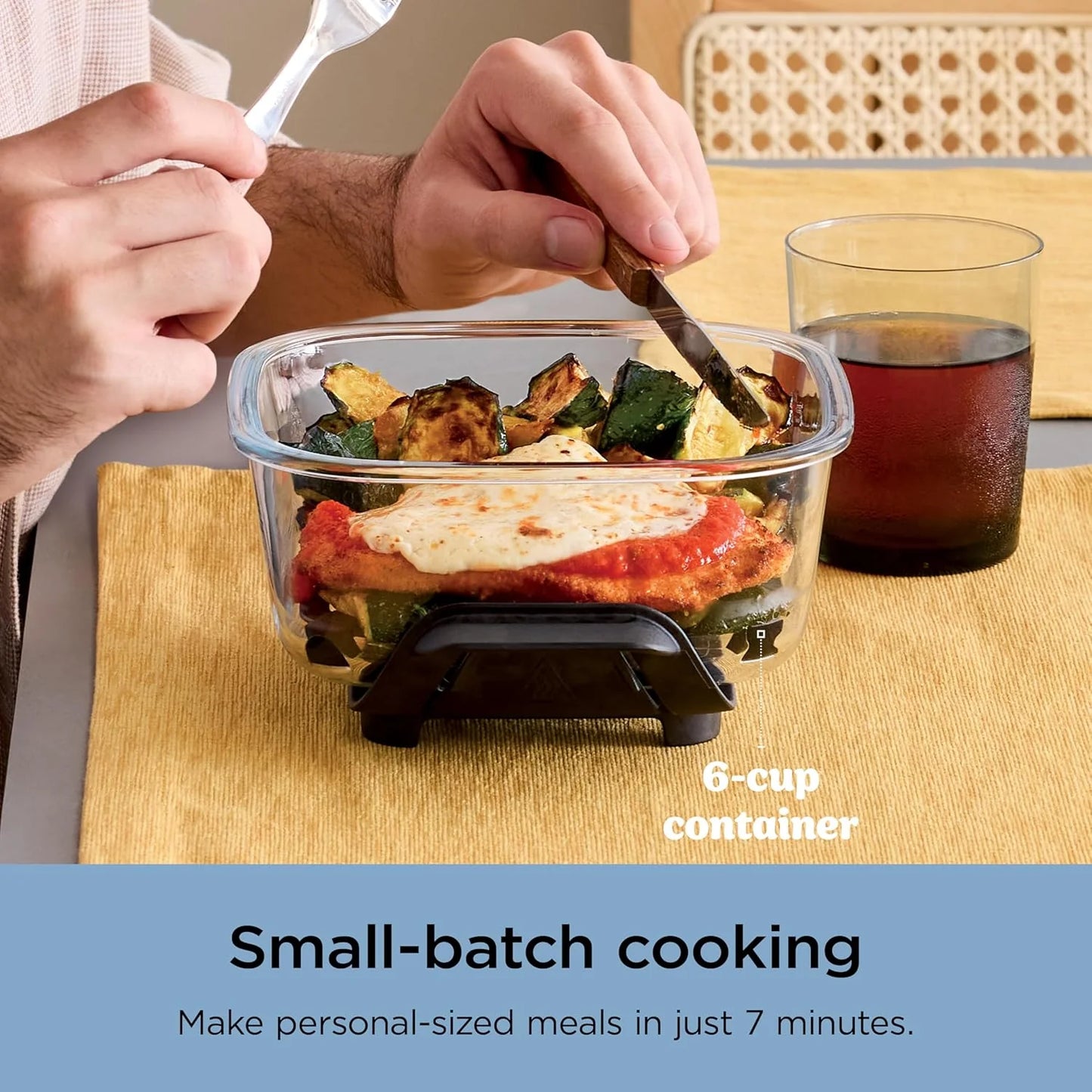 Crispi Air Fryer Microwave Freezer & Dishwasher Safe