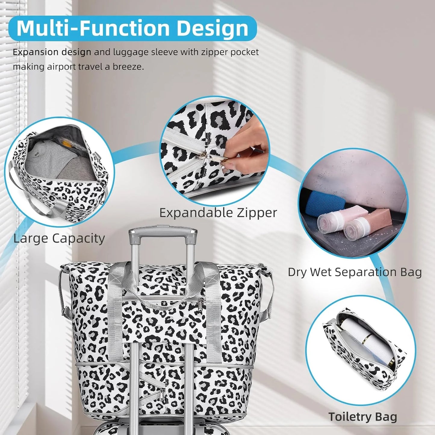 6-piece luggage set, expandable hardshell suitcase set with spinner wheels, lightweight rolling luggage set