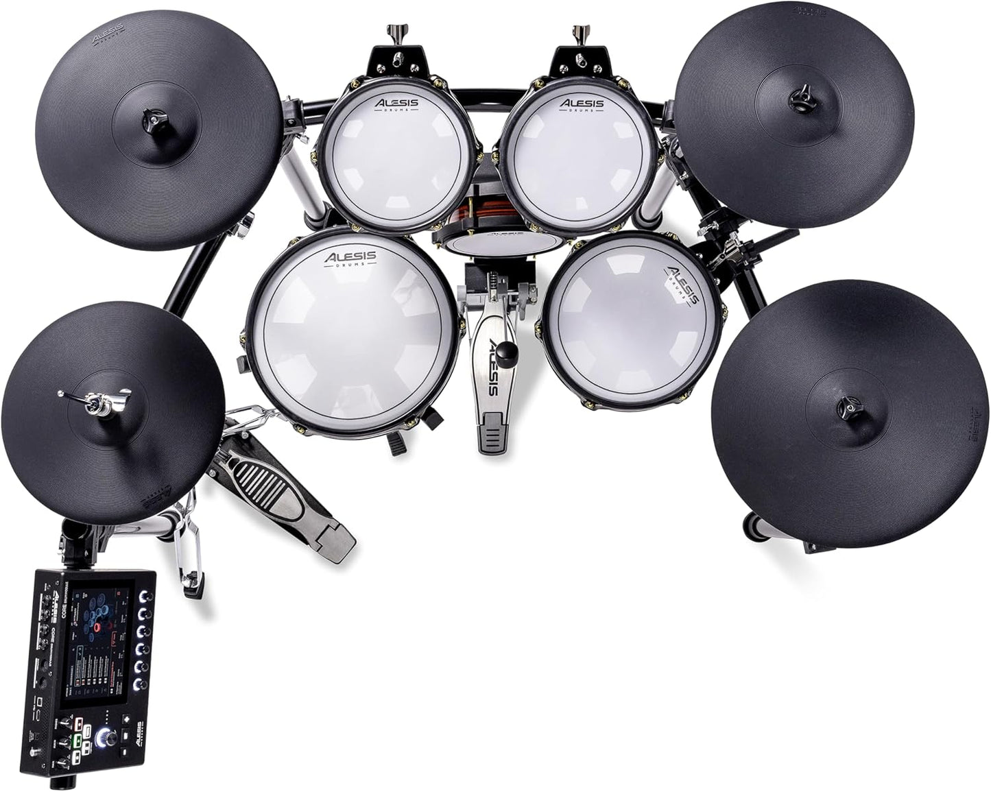 Alison Strata Prime Electronic Drum Set with Touch Screen Dual Area Grid Head