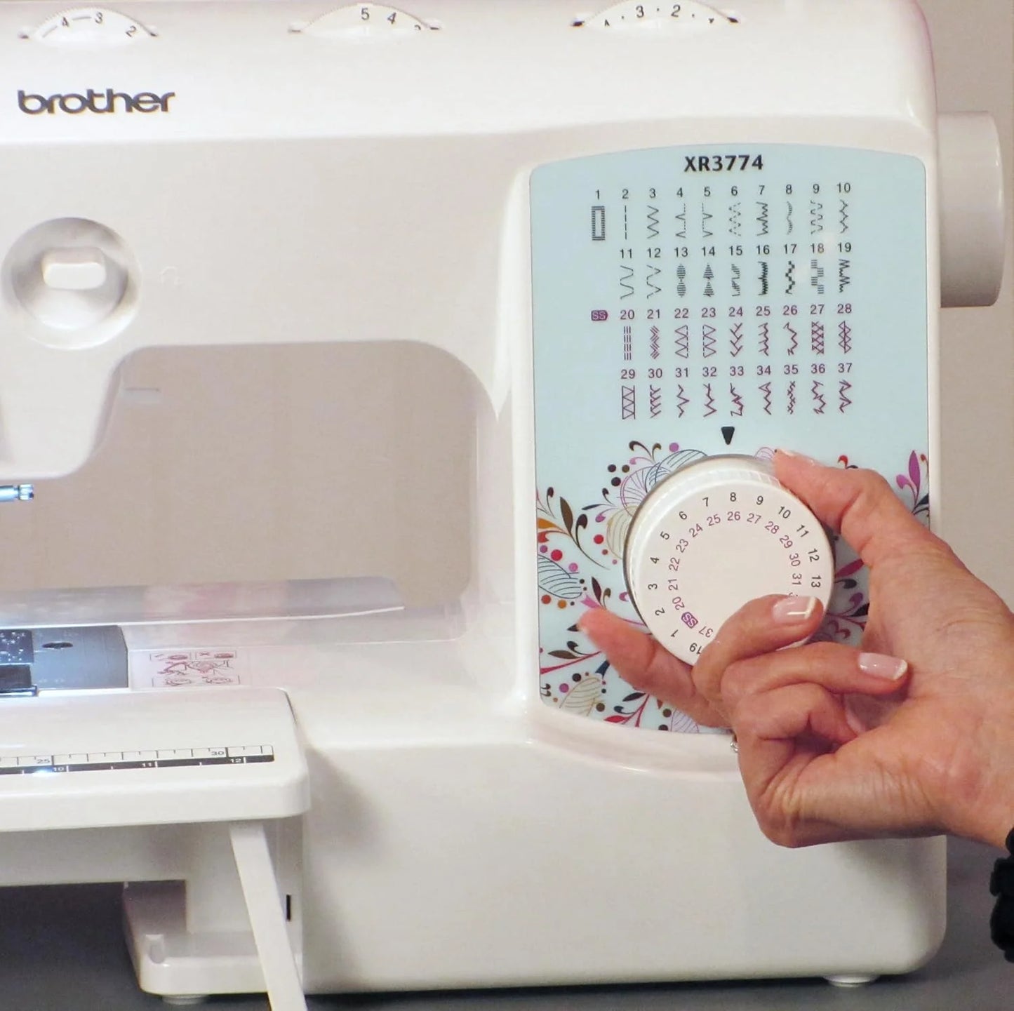 Sewing and Quilting Machine, XR3774, 37 Built-in Stitches, Includes 8 Sewing Feet