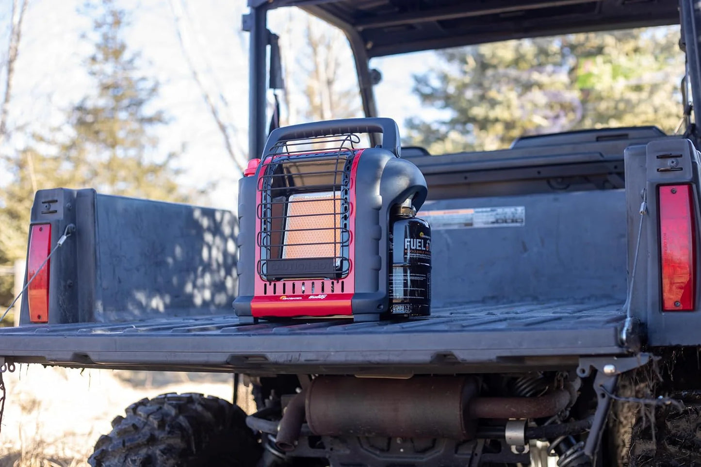 Portable Propane Radiant Heater, 4,000-9,000 BTU, for campers, workshops, patios, and more