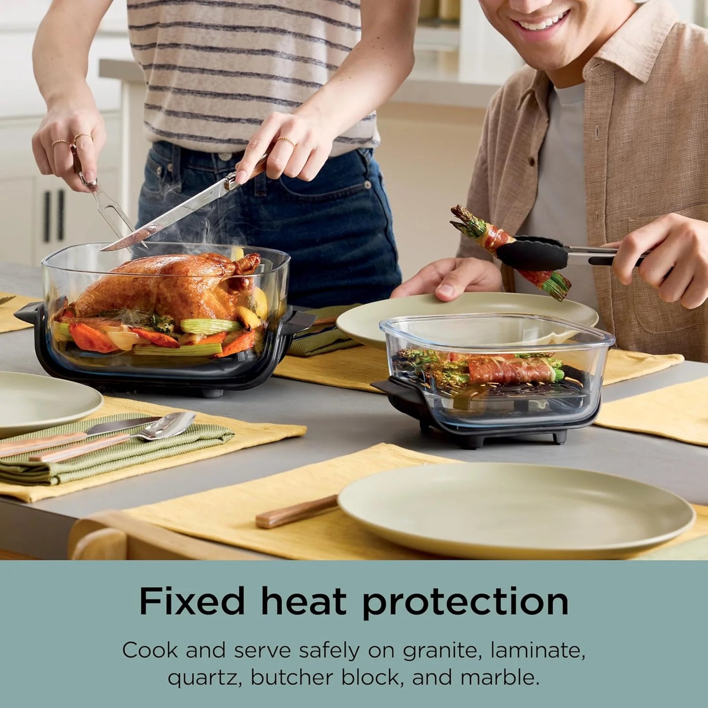 Crispi Air Fryer Microwave Freezer & Dishwasher Safe