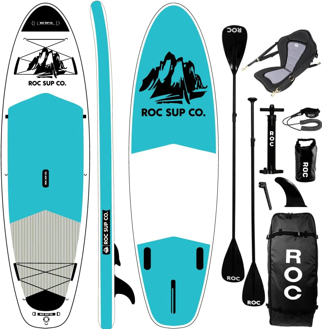 ROC inflatable stand-up paddle board high-quality SUP paddle board accessories
