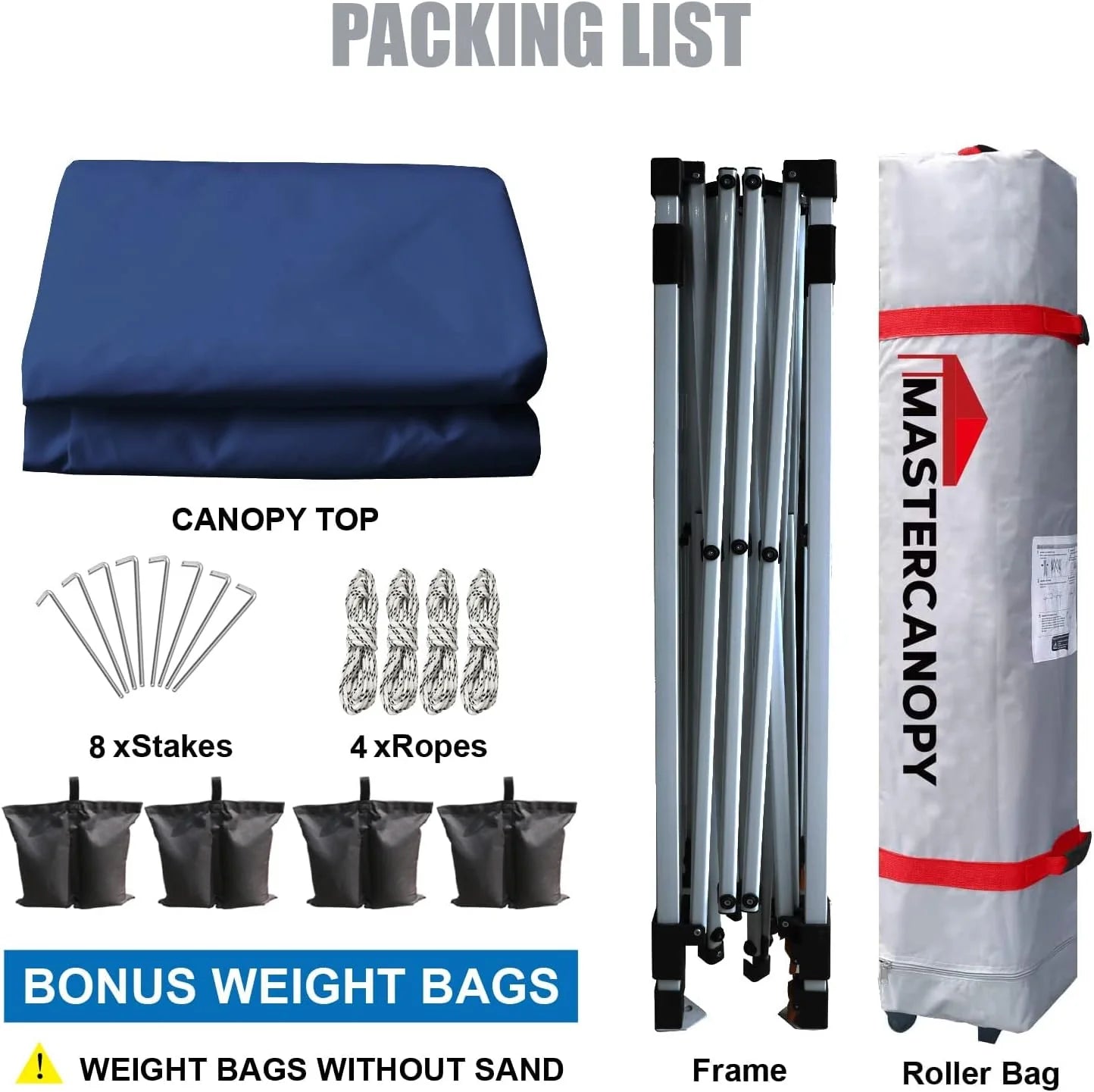 Durable Pop-up Canopy Tent with Roller Bag (10x10, Black)