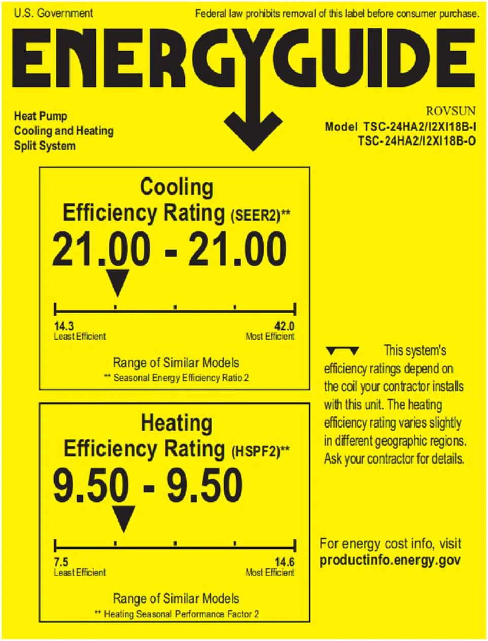 ROVSUN 9000 BTU Wifi Enabled Mini Split Air Conditioner & Heater with Inverter, 19 SEER2 Energy Saving 115V Ductless Split AC Unit with Pre-Charged Condenser, Heat Pump & Installation Kit