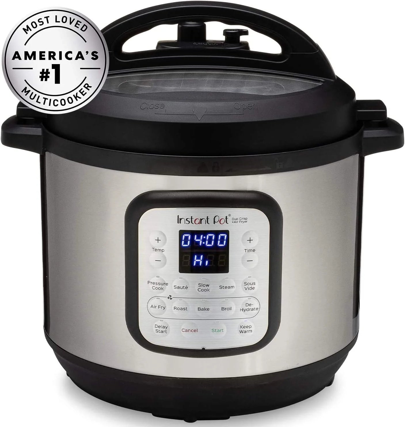 Instant Pot Duo 7-in-1 Electric Pressure Cooker, Slow Cooker, Rice Cooker, Steamer, Sauté Pan, Yogurt Maker, Warmer, and Sterilizer