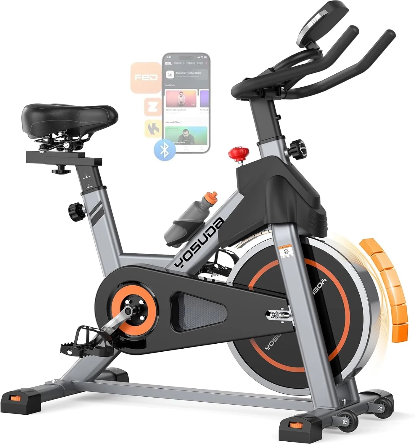 Arita brand fitness bicycle Home fixed fitness treadmill Low noise design, tablet stand