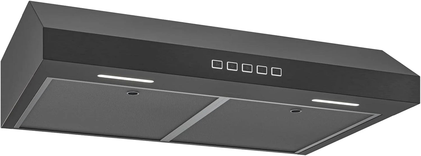 Broan-NuTone Three-Speed Glacier Undercabinet Range Hood with LED Light, ADA Compliant