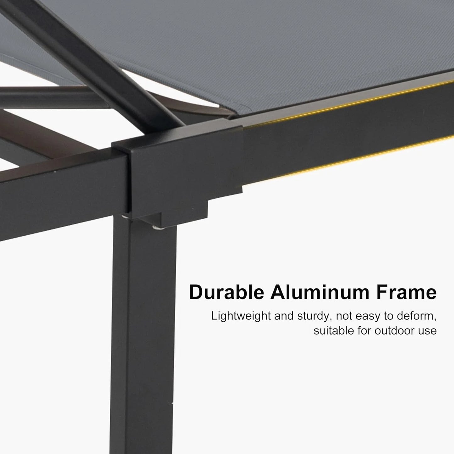 PURPLE LEAF Patio Tanning Lounge Chair Set with Face Down Hole Outdoor Aluminum Adjustable Reclining Chairs Wheels Pillows and Table for Poolside Beach Sunbathing Lounger, Beige