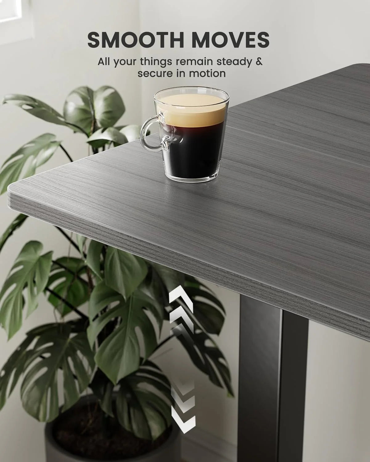 Height Adjustable Electric Standing Desk 47.2 x 23.6 Inches