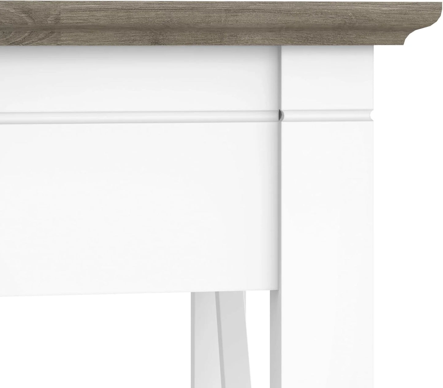 Key West Small End Table with Storage Modern Farmhouse Accent Shelf