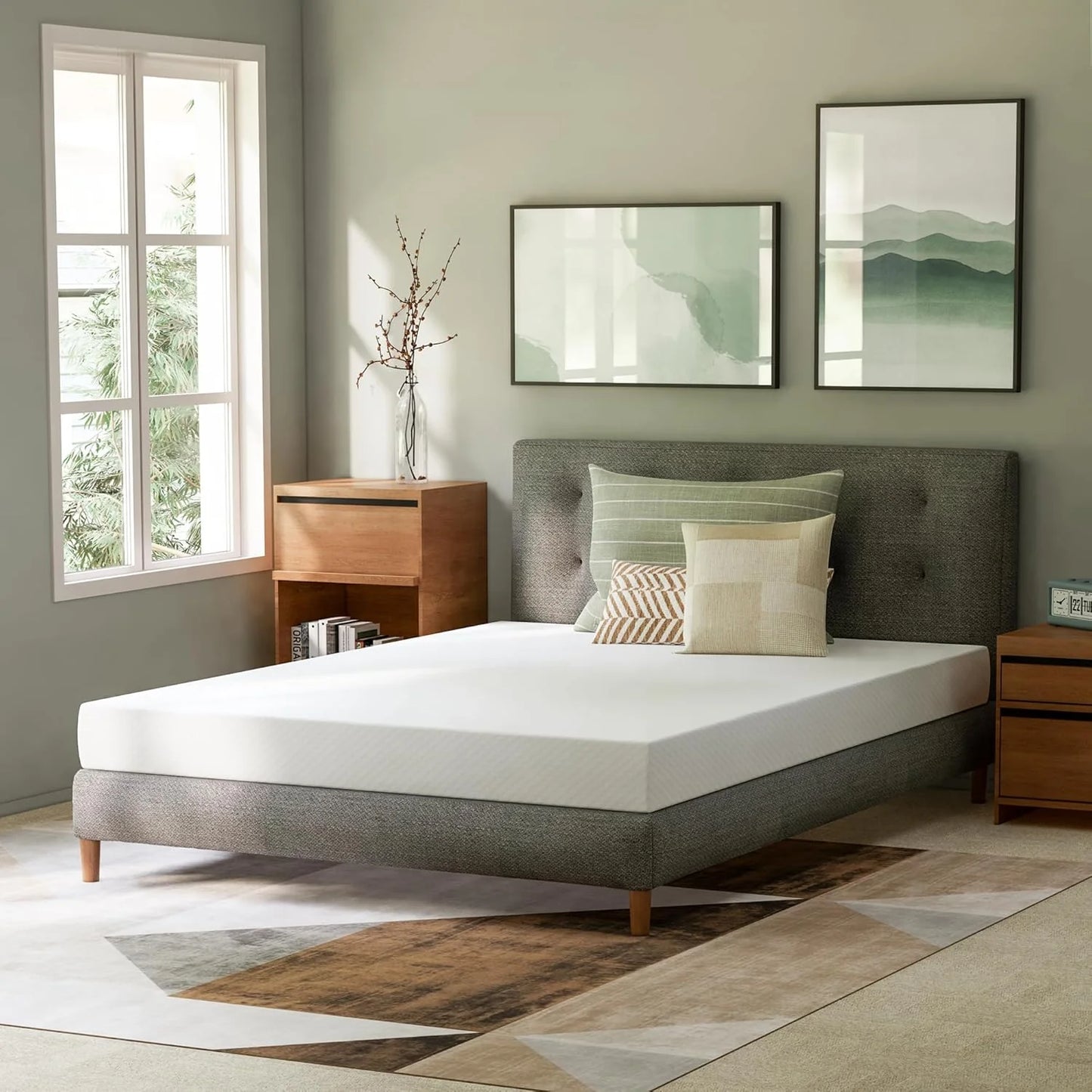 GAESTE 8-inch Fully Cooling Gel Memory Foam Mattress Mattress-in-a-Box