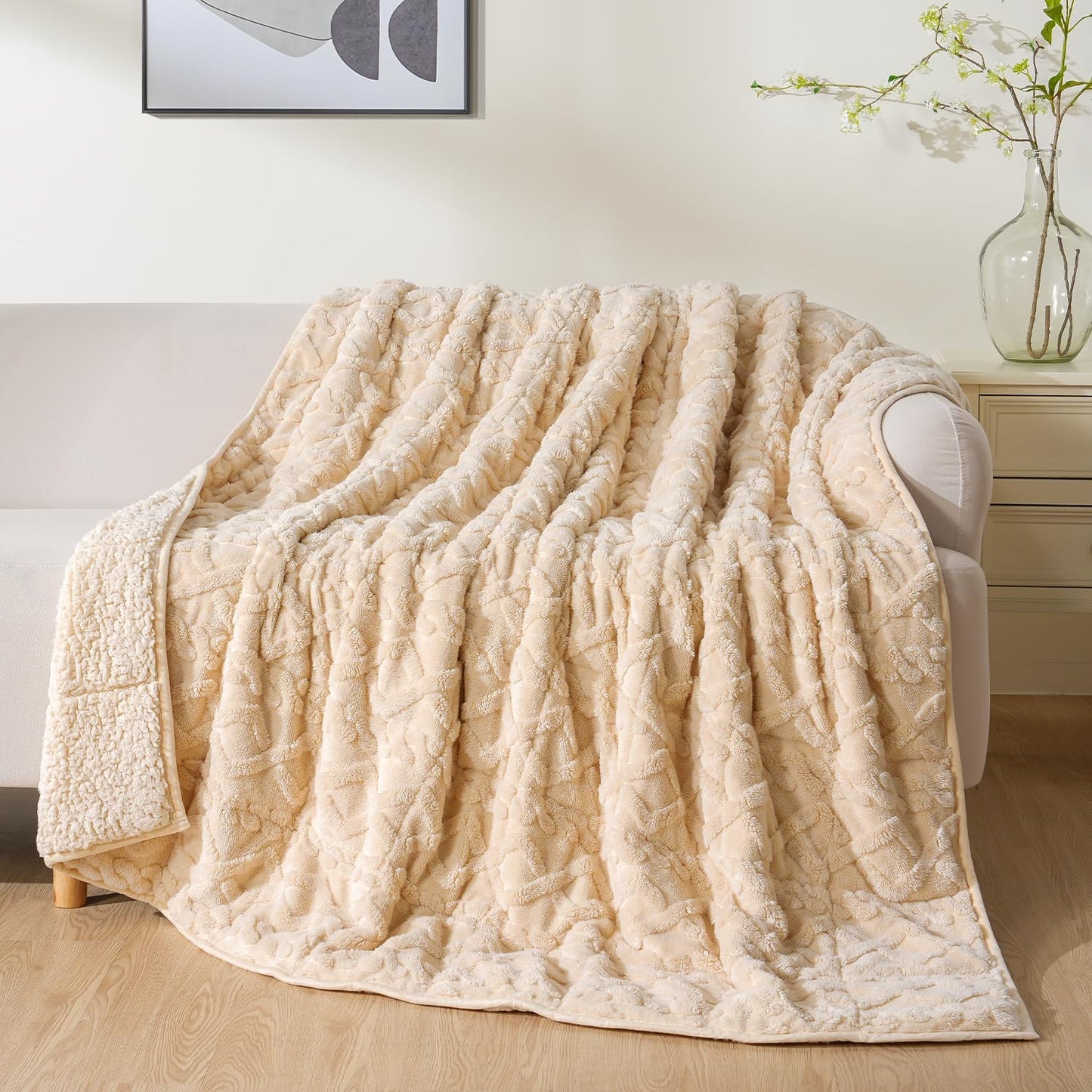 Weighted Blanket for Adults Queen Size 15lbs 60x80 inches