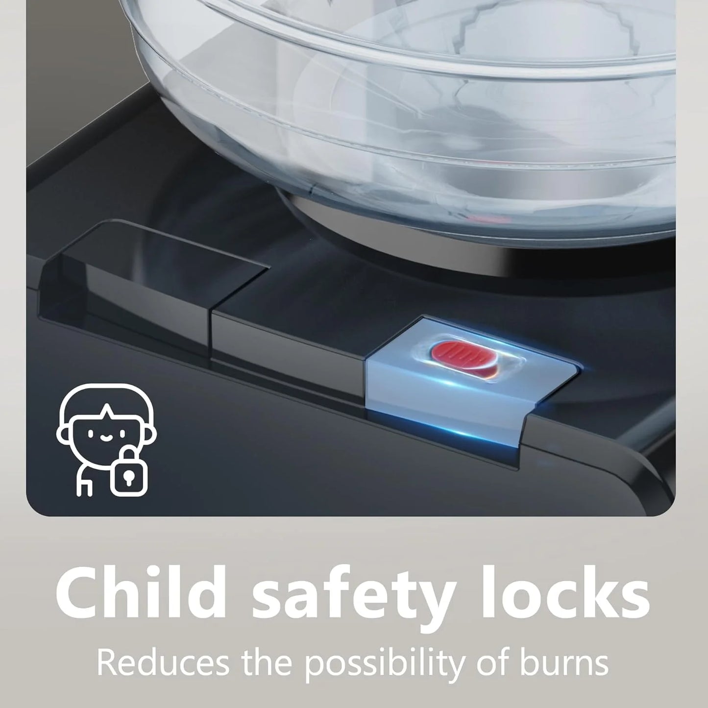 EUHOMY cold water and cold water distributor Safety lock Cold water configuration