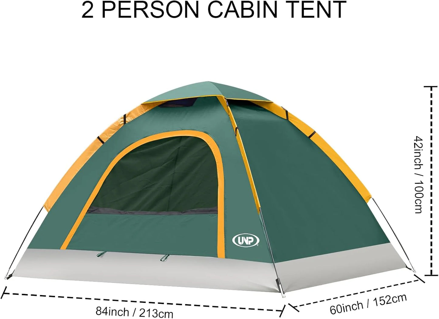 Camping Tent 2/3/4/6 Person Dome Tent Portable Camping Tent for Outdoor and Backpacking Beach