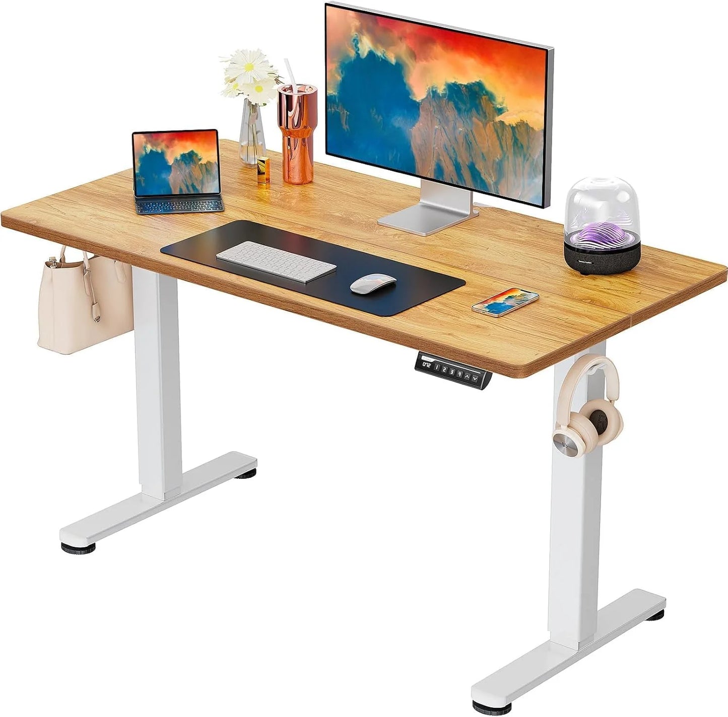 Height Adjustable Electric Standing Desk 47.2 x 23.6 Inches