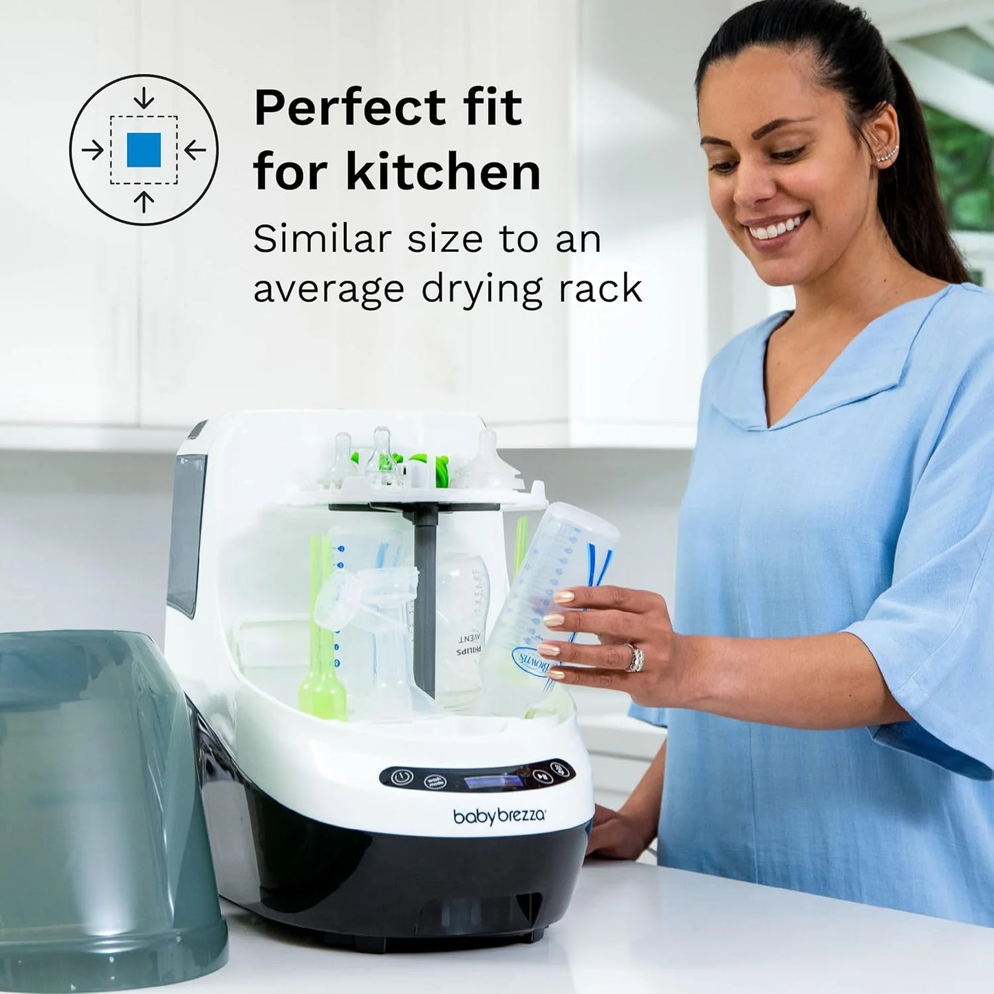 Bottle Washer Pro - Baby Bottle Washer, Sterilizer + Dryer - All in One Machine Cleans Bottles, Pump Parts, & Sippy Cups