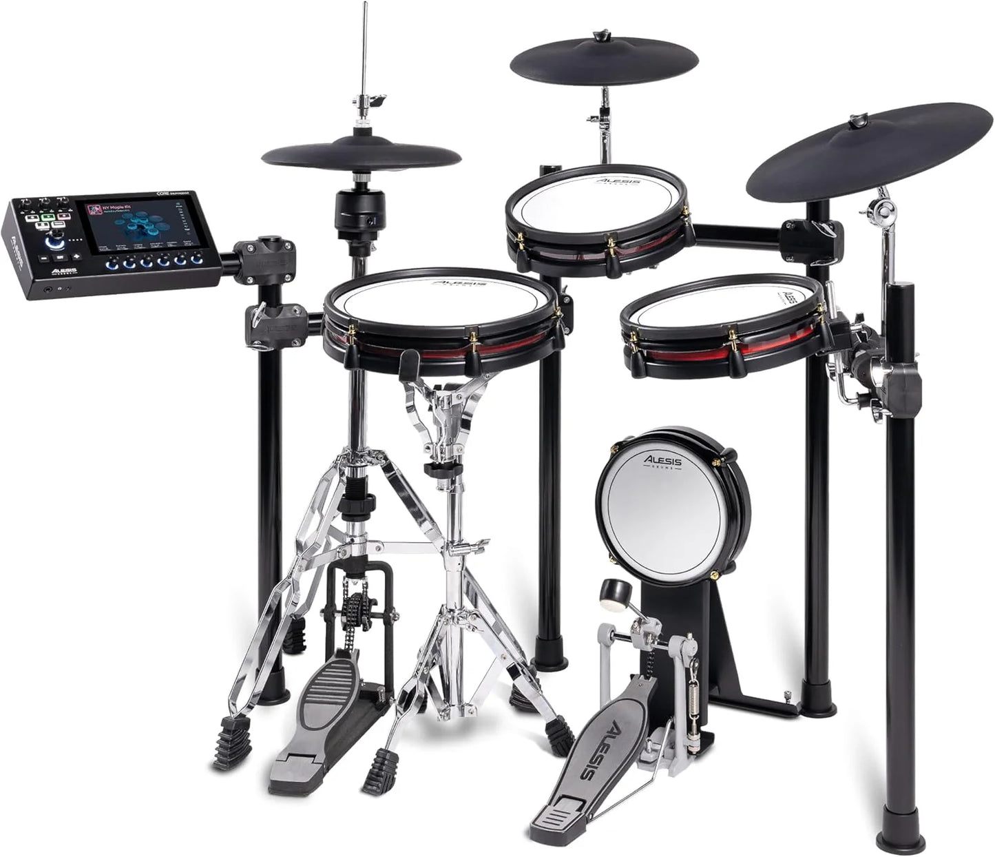 Alison Strata Prime Electronic Drum Set with Touch Screen Dual Area Grid Head