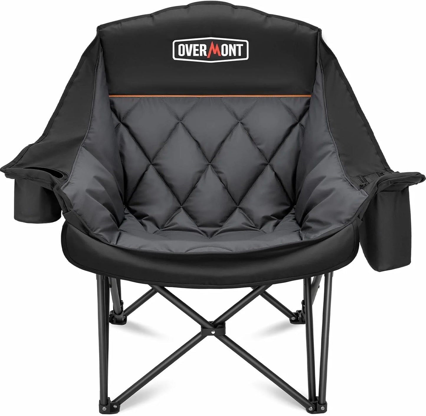 Extra Large Double Camping Chair - 2 Person Comfortable Sofa Chair Adult Loveseat - Heavy Duty Lawn Chair