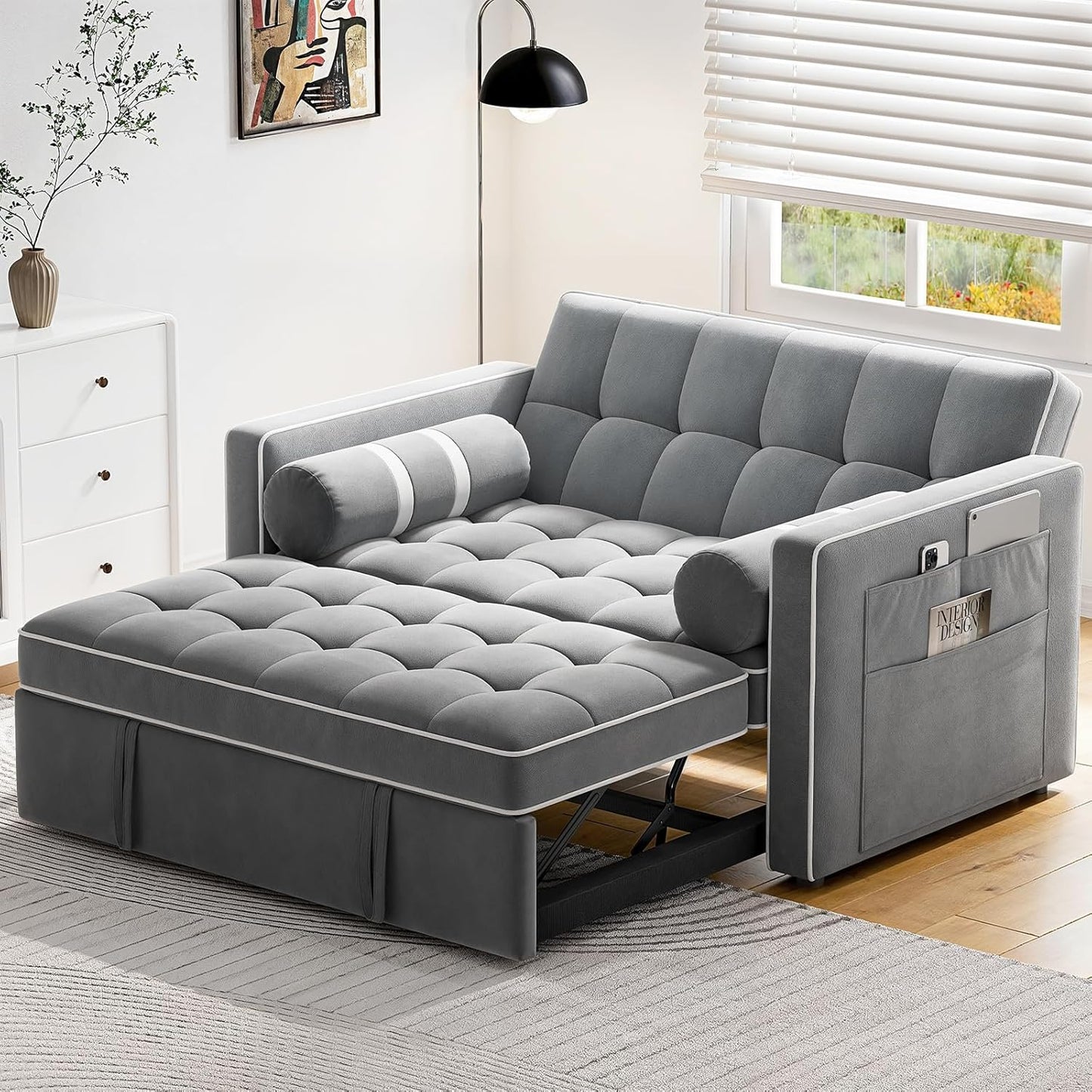 3 in 1 Convertible Sleeper Sofa Bed