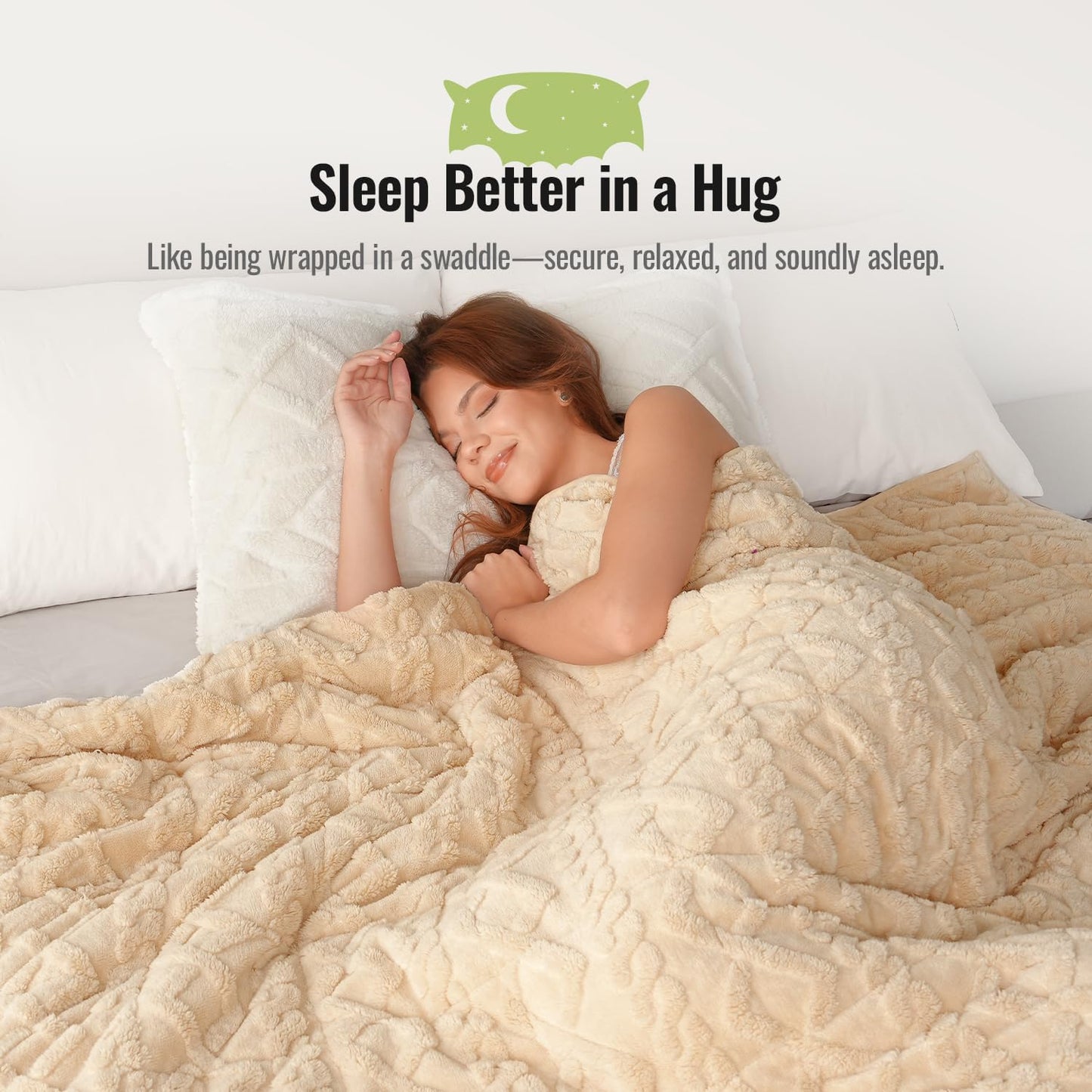 Weighted Blanket for Adults Queen Size 15lbs 60x80 inches