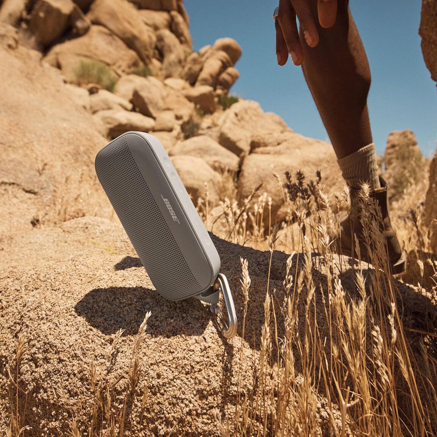 Bose SoundLink Flex Portable Bluetooth Speaker (2nd Gen), Portable Outdoor Speaker with Hi-Fi Audio, Up to 12 Hours Battery Life, Waterproof and Dustproof